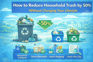 How to Reduce Household Trash by 50% Without Changing Your Lifestyle