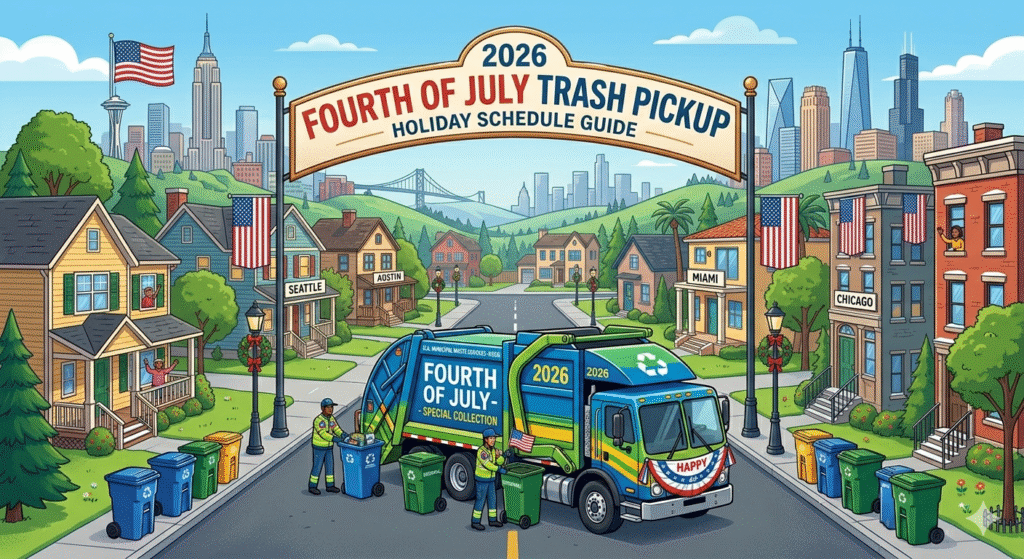 Fourth of July Trash Pickup 2026 – Is Garbage Collection Running?