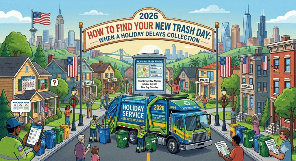 When Trash Is Delayed by a Holiday : How to Find Your New Pickup Day