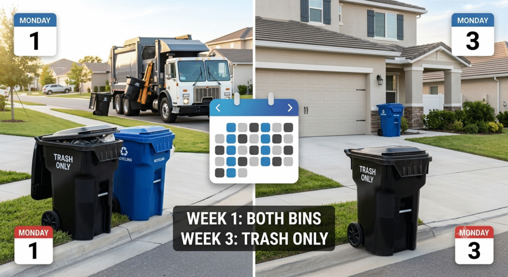 Is Trash Pickup Every Week or Every Two Weeks?
