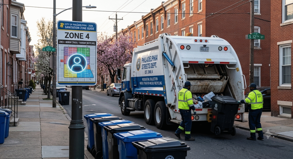 Philadelphia Garbage Collection Days 2026 – Zone Finder