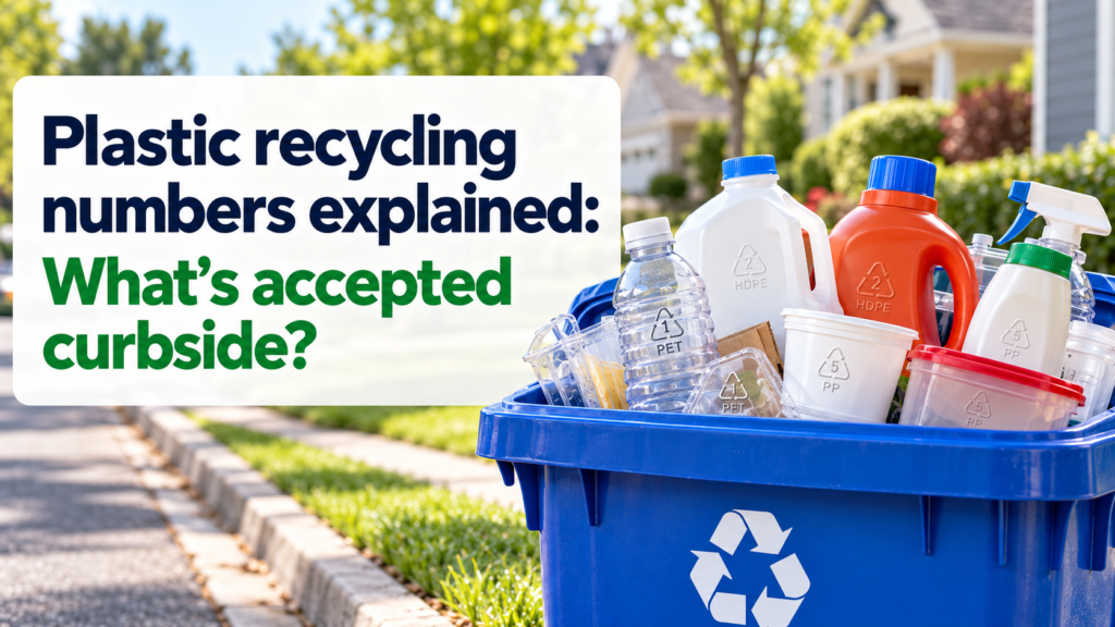 Plastic Recycling Numbers Accepted Curbside – #1 to #7 Explained (2026)
